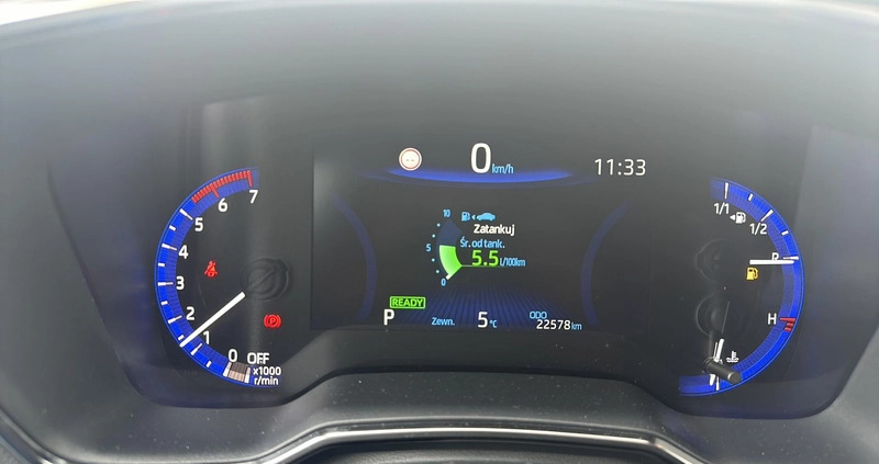 Toyota Corolla cena 93900 przebieg: 24150, rok produkcji 2020 z Jarocin małe 172